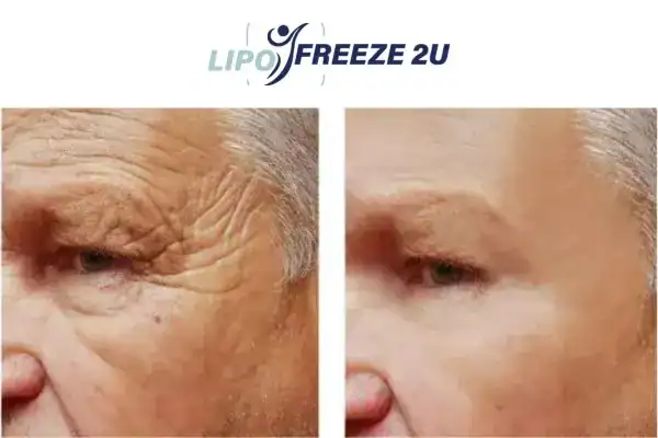 Mens before and after Morpheus 8 Leigh-on-Sea results.